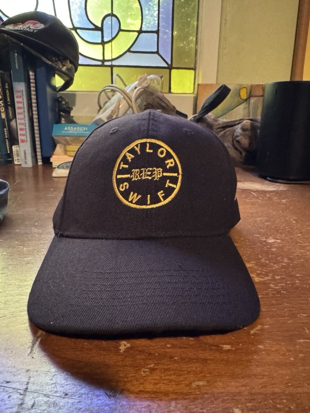 Official Taylor Swift Reputation Tour Hat Cap Rose Bowl 2018 Black Embroidered